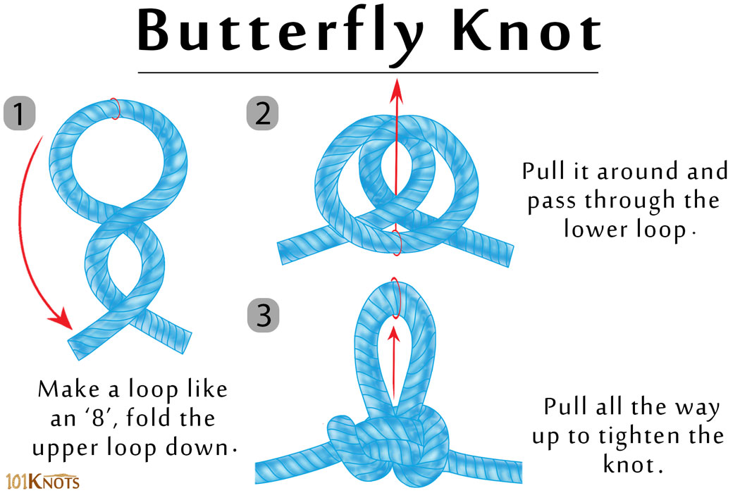 How to tie a Butterfly Knot