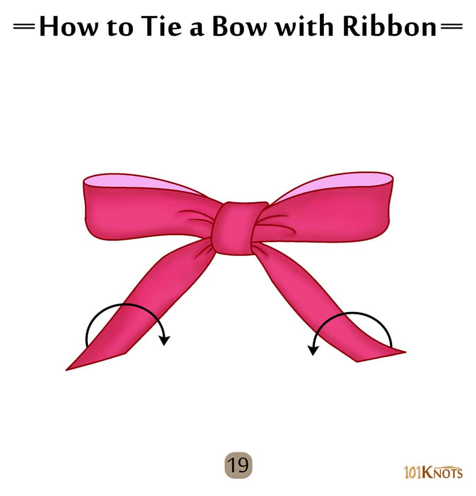 How to Tie a Simple Ribbon Bow Perfectly