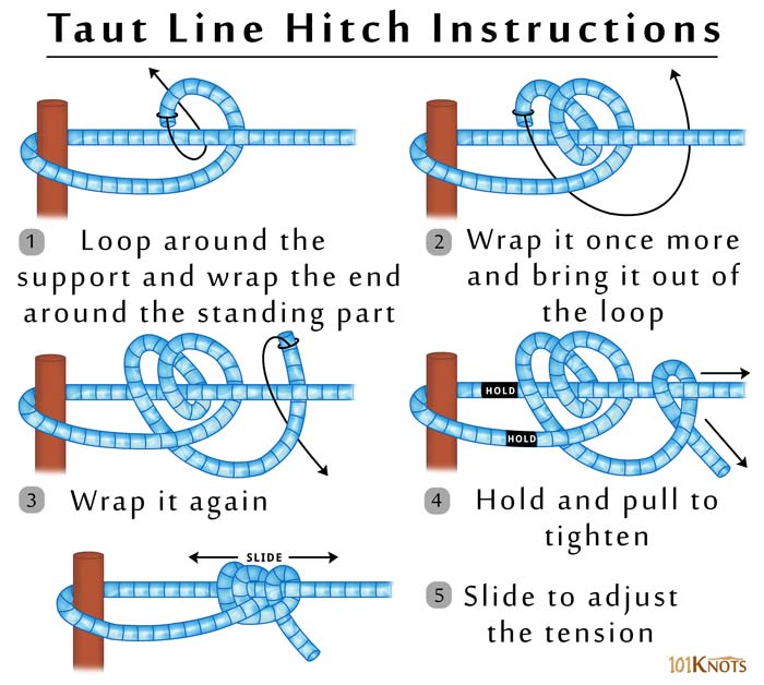 Taut Line Hitch | 101Knots