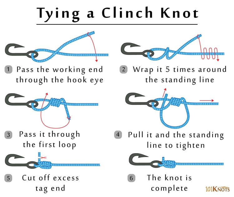 Clinch knot deals